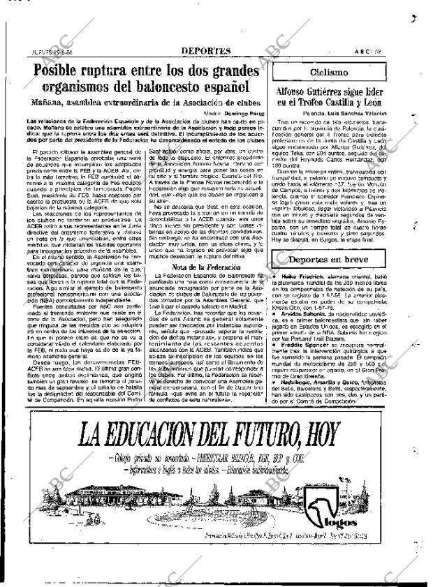 ABC MADRID 19-06-1986 página 69