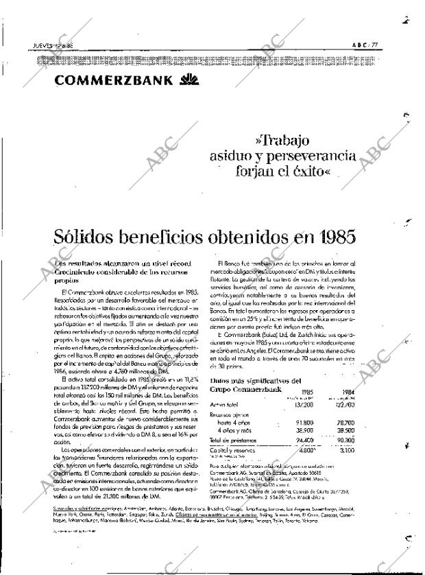 ABC MADRID 19-06-1986 página 77