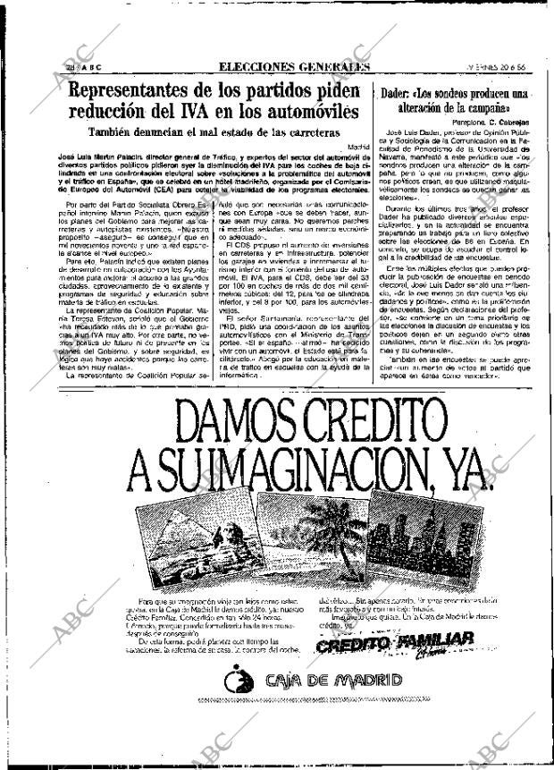 ABC MADRID 20-06-1986 página 28