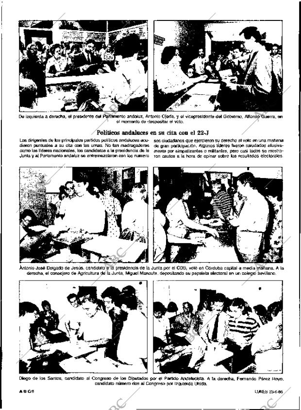 ABC SEVILLA 23-06-1986 página 6