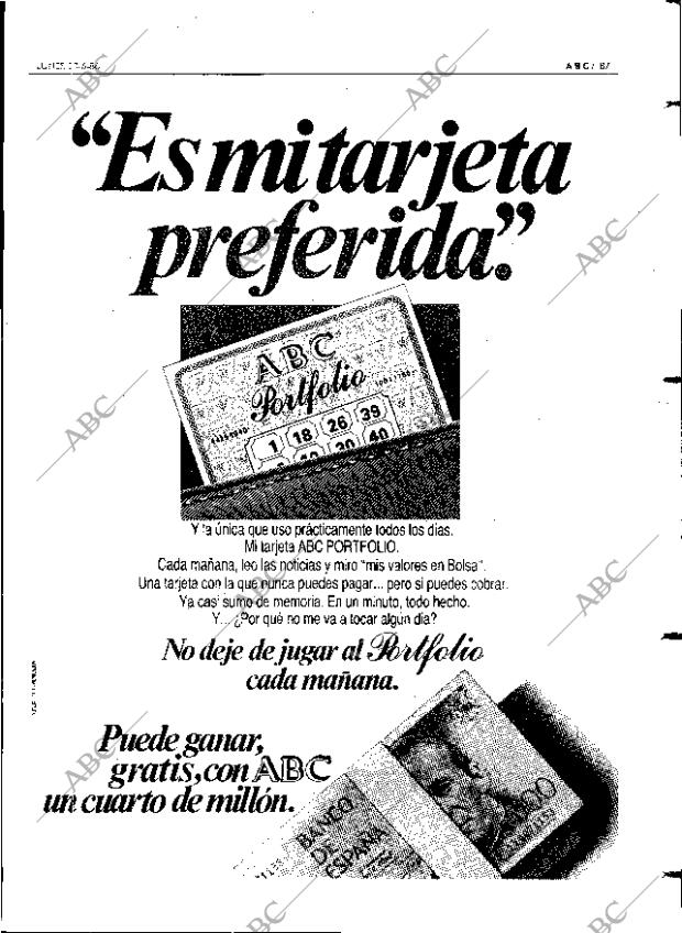 ABC SEVILLA 23-06-1986 página 87