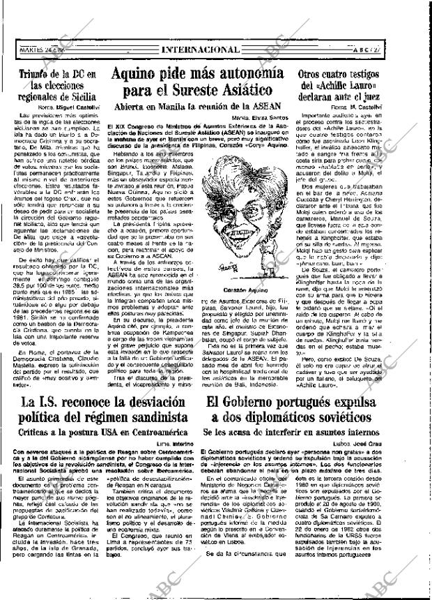 ABC MADRID 24-06-1986 página 27