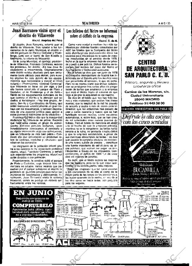 ABC MADRID 24-06-1986 página 35