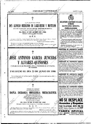 ABC MADRID 24-06-1986 página 98