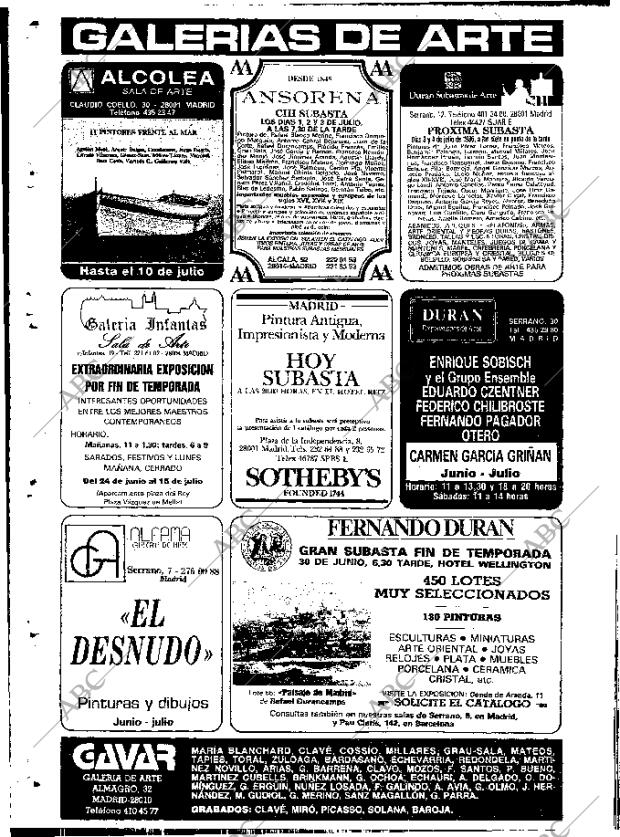 ABC MADRID 26-06-1986 página 114