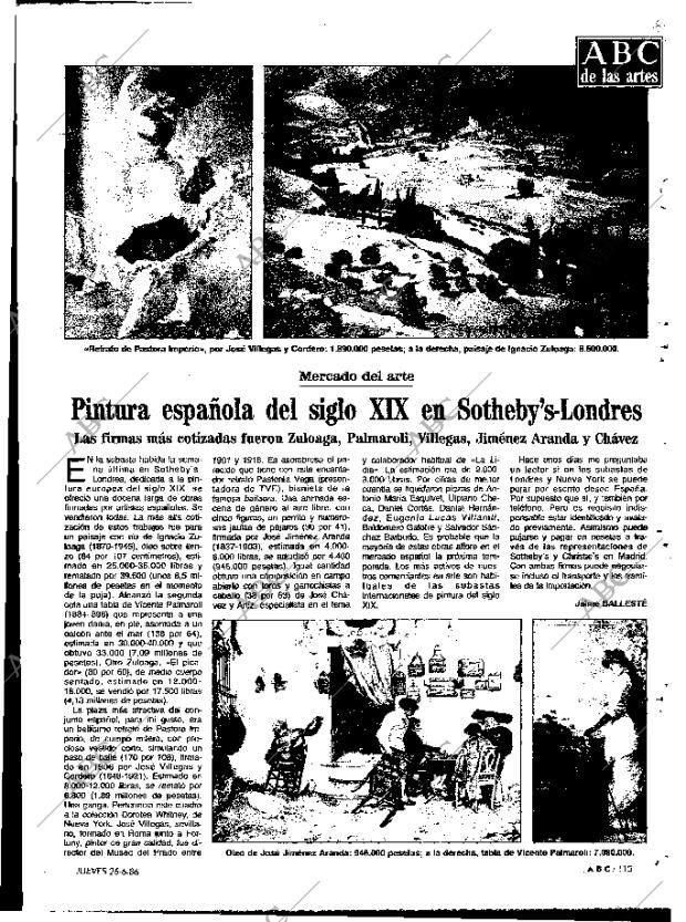 ABC MADRID 26-06-1986 página 115