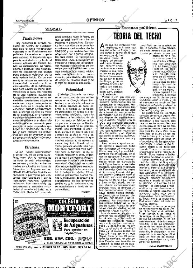 ABC MADRID 26-06-1986 página 17