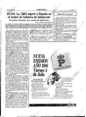 ABC MADRID 26-06-1986 página 77