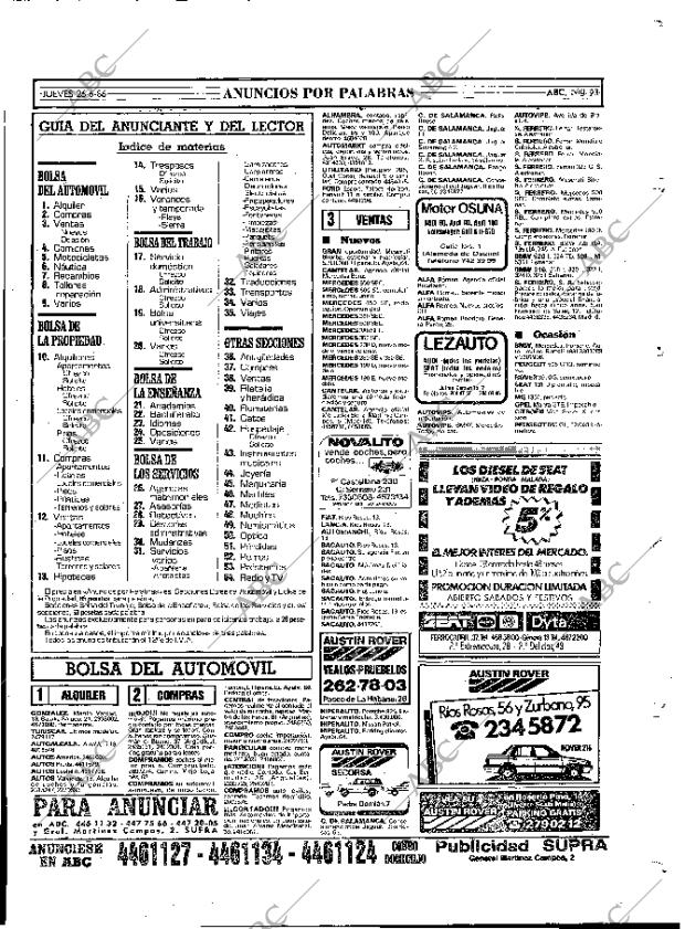 ABC MADRID 26-06-1986 página 93