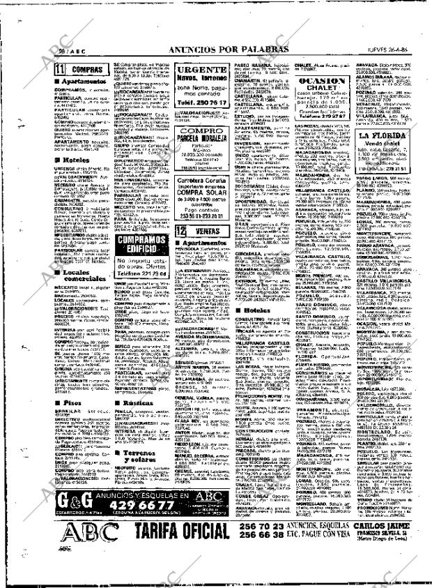 ABC MADRID 26-06-1986 página 98