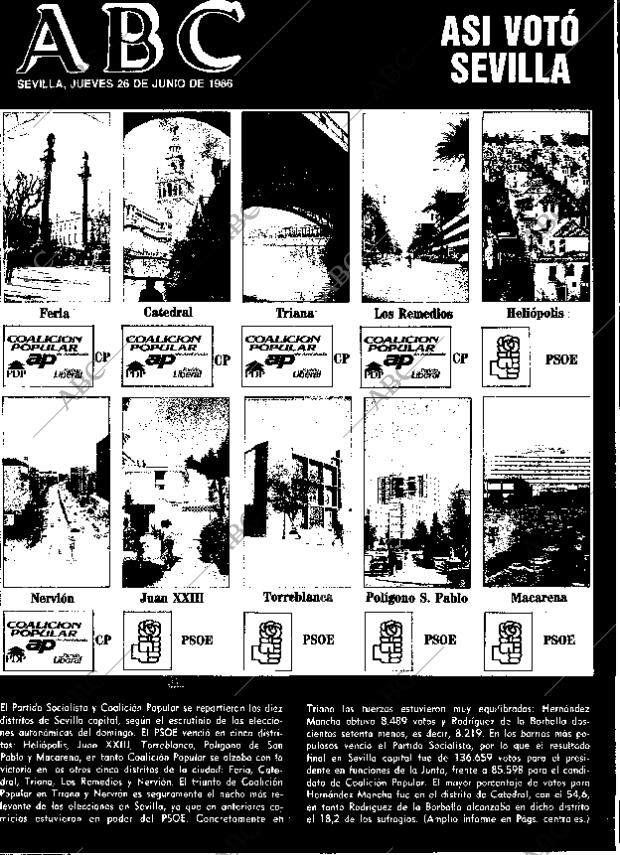 ABC SEVILLA 26-06-1986 página 1