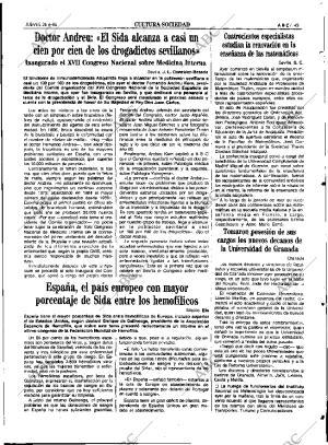 ABC SEVILLA 26-06-1986 página 45