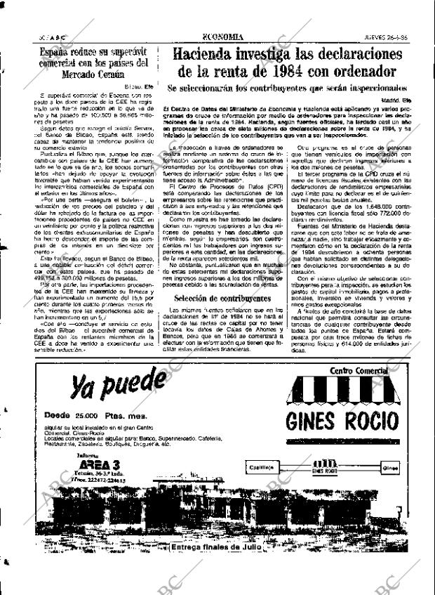 ABC SEVILLA 26-06-1986 página 50