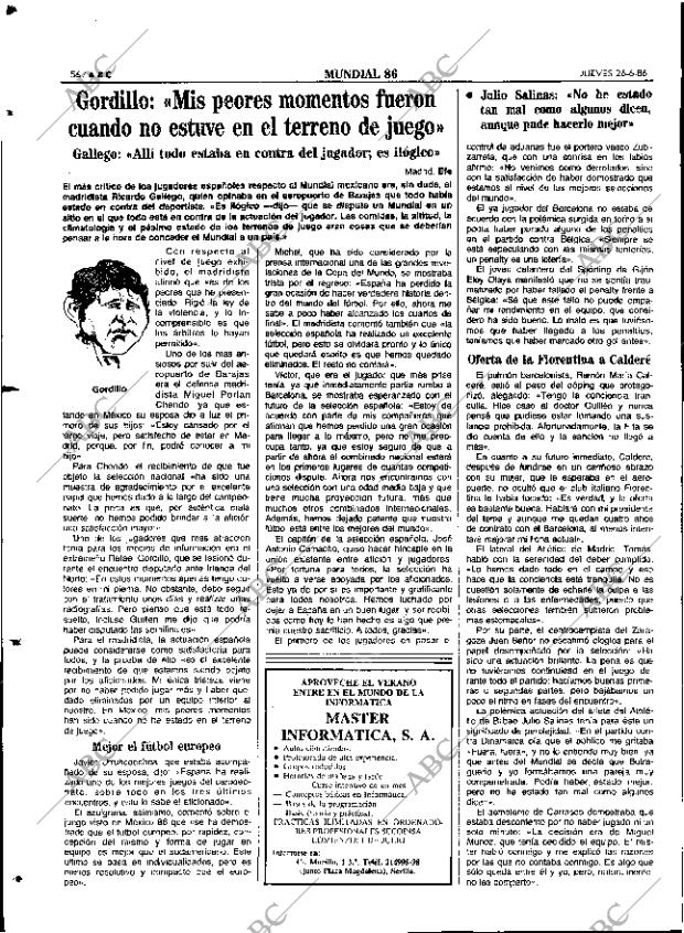 ABC SEVILLA 26-06-1986 página 56