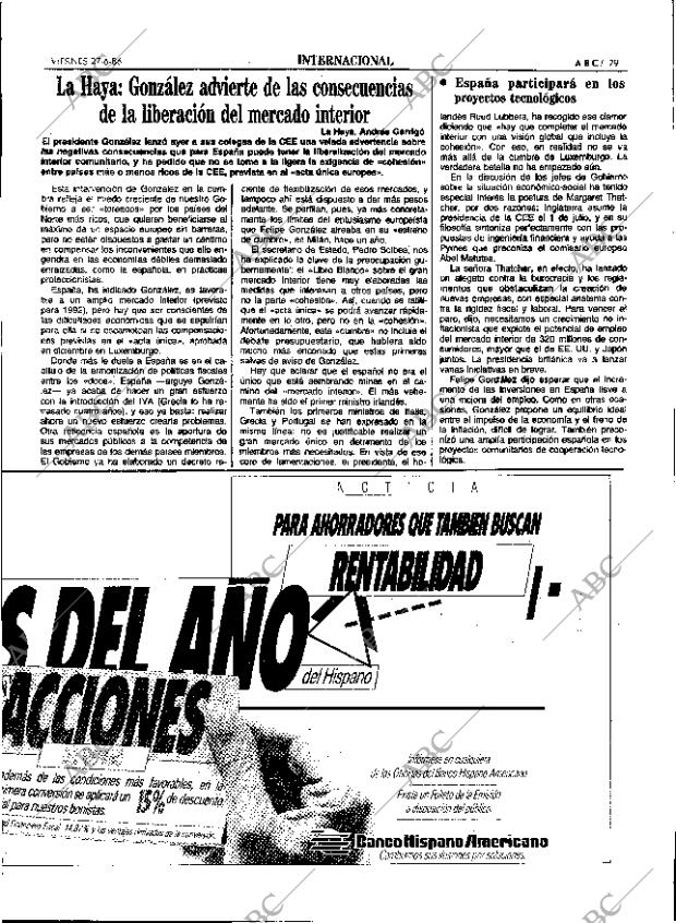 ABC SEVILLA 27-06-1986 página 29