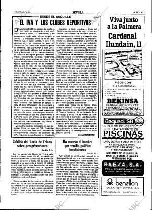 ABC SEVILLA 27-06-1986 página 43