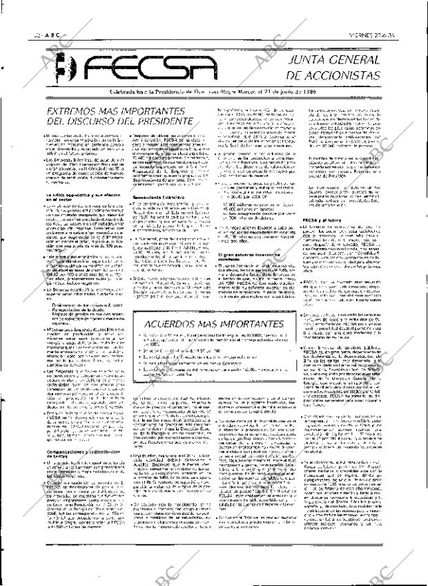 ABC SEVILLA 27-06-1986 página 52