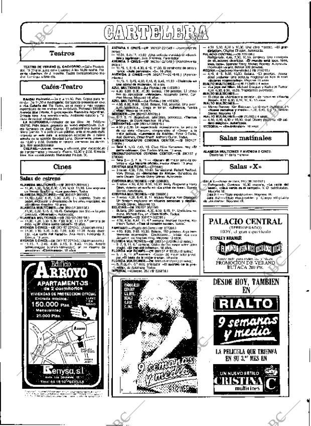 ABC SEVILLA 27-06-1986 página 63