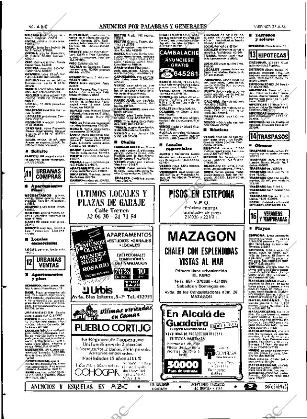 ABC SEVILLA 27-06-1986 página 66