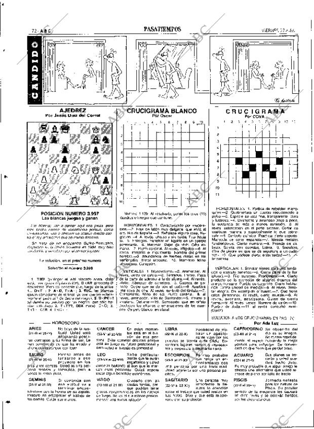 ABC SEVILLA 27-06-1986 página 72