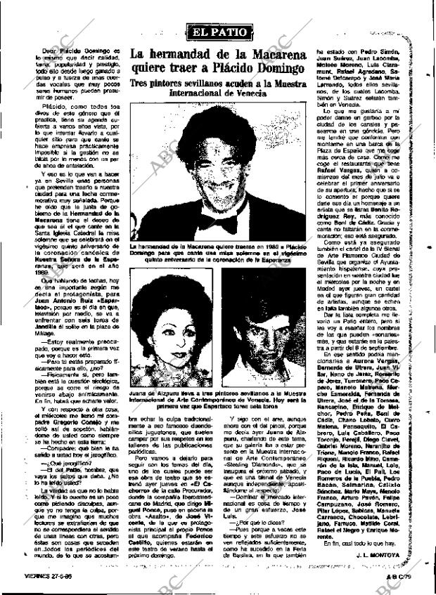 ABC SEVILLA 27-06-1986 página 79