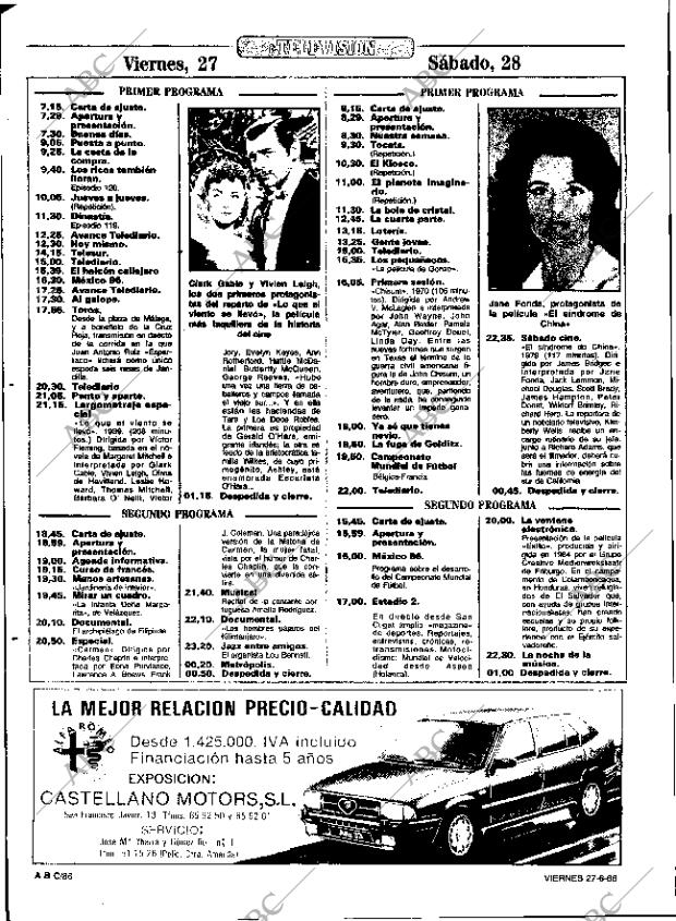 ABC SEVILLA 27-06-1986 página 86