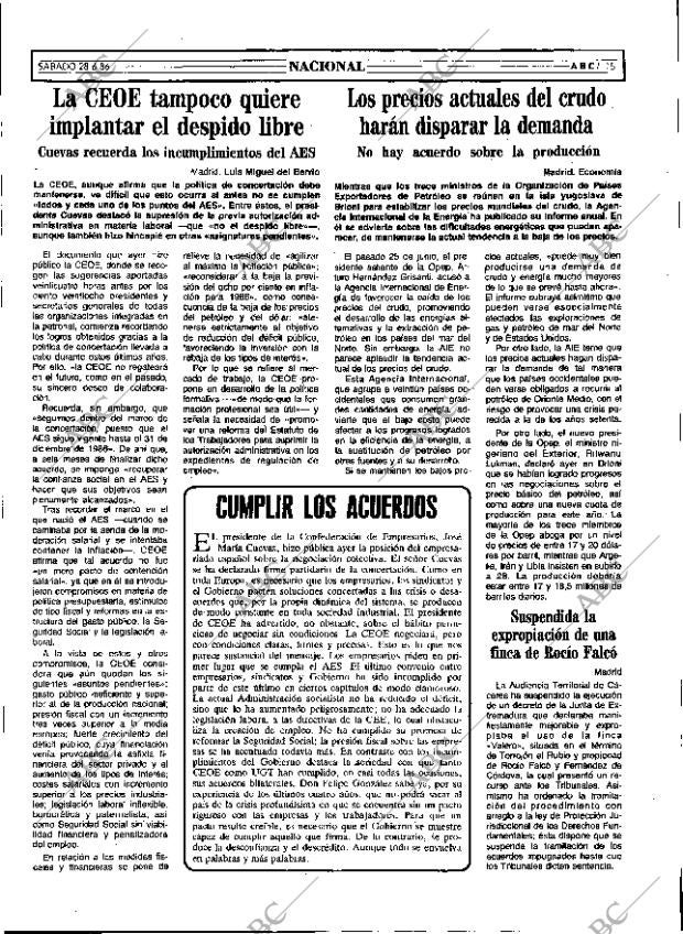 ABC SEVILLA 28-06-1986 página 15