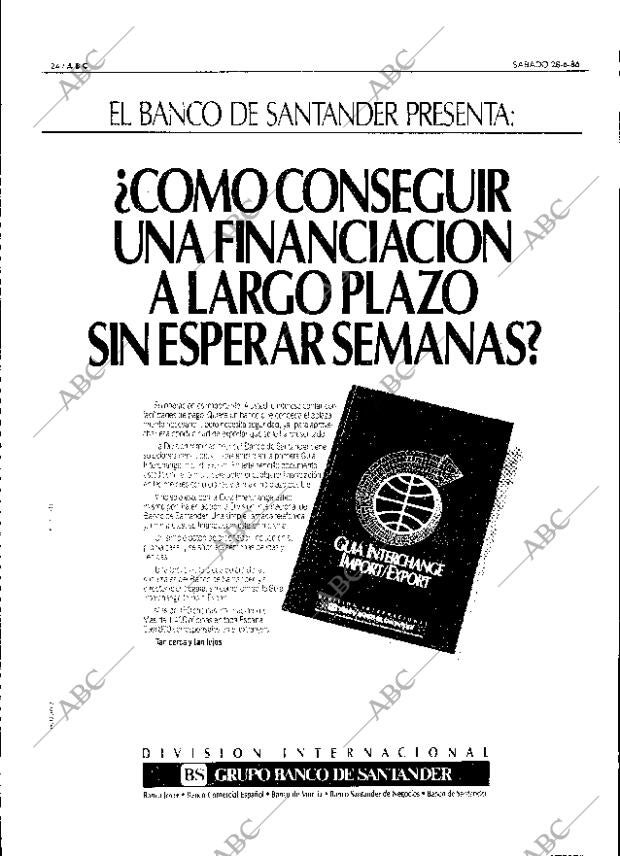 ABC SEVILLA 28-06-1986 página 24