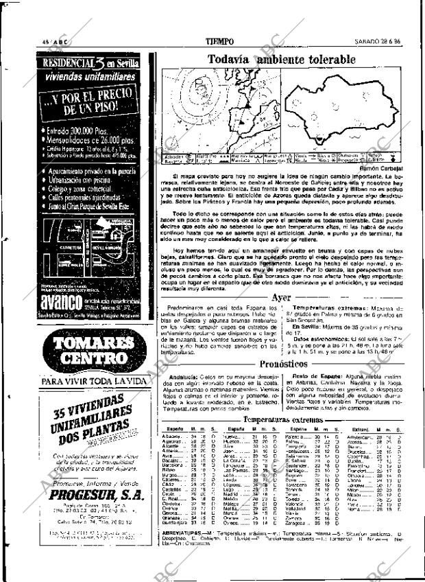 ABC SEVILLA 28-06-1986 página 48