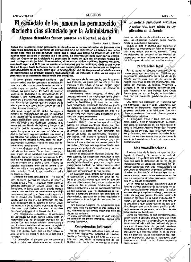 ABC SEVILLA 28-06-1986 página 55