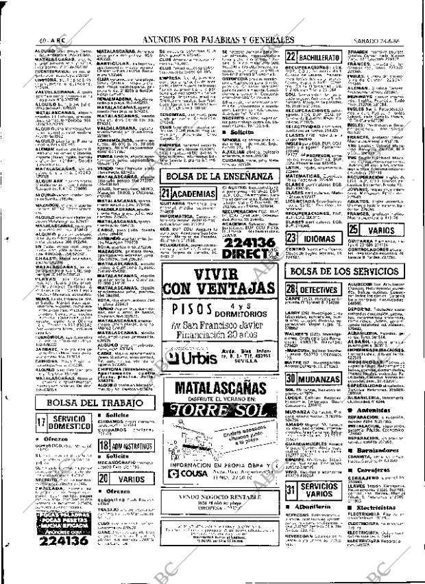 ABC SEVILLA 28-06-1986 página 60