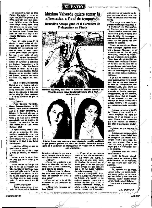 ABC SEVILLA 28-06-1986 página 67