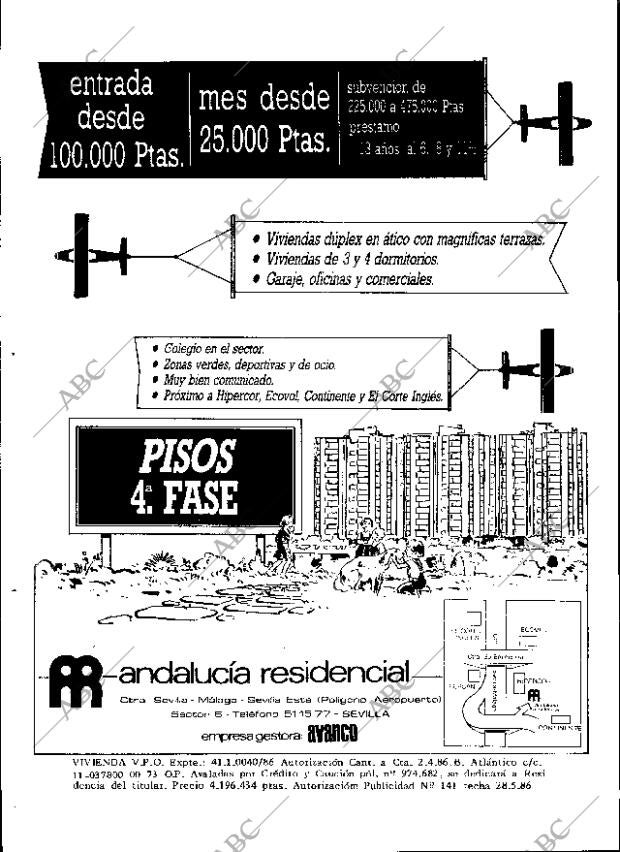 ABC SEVILLA 28-06-1986 página 68