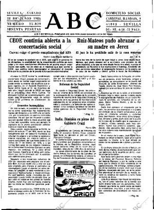 ABC SEVILLA 28-06-1986 página 9