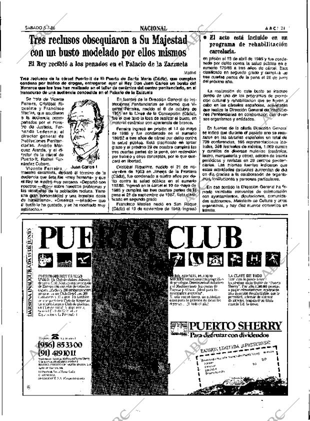 ABC SEVILLA 05-07-1986 página 21