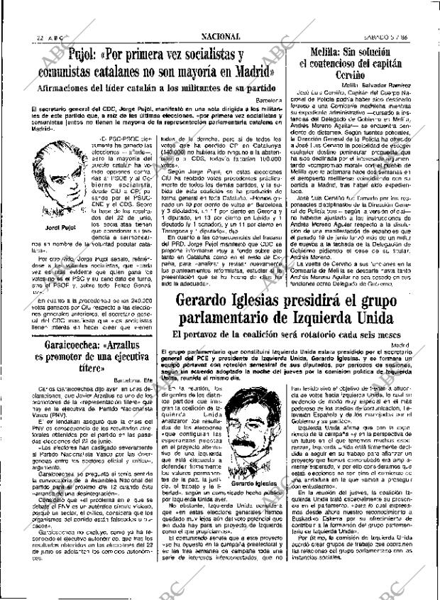 ABC SEVILLA 05-07-1986 página 22