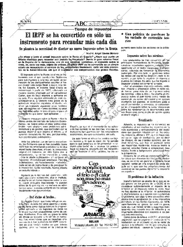 ABC MADRID 07-07-1986 página 38