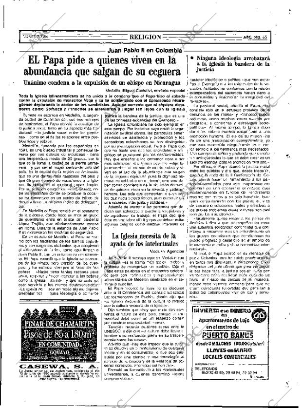 ABC MADRID 07-07-1986 página 65