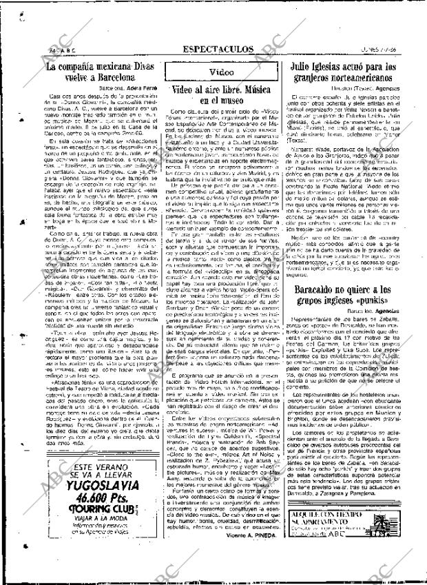 ABC MADRID 07-07-1986 página 74