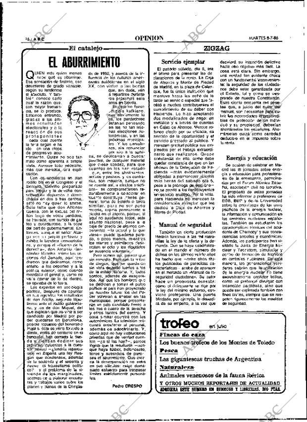 ABC MADRID 08-07-1986 página 16