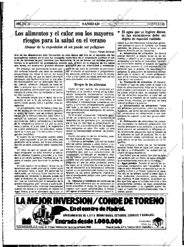 ABC MADRID 08-07-1986 página 38