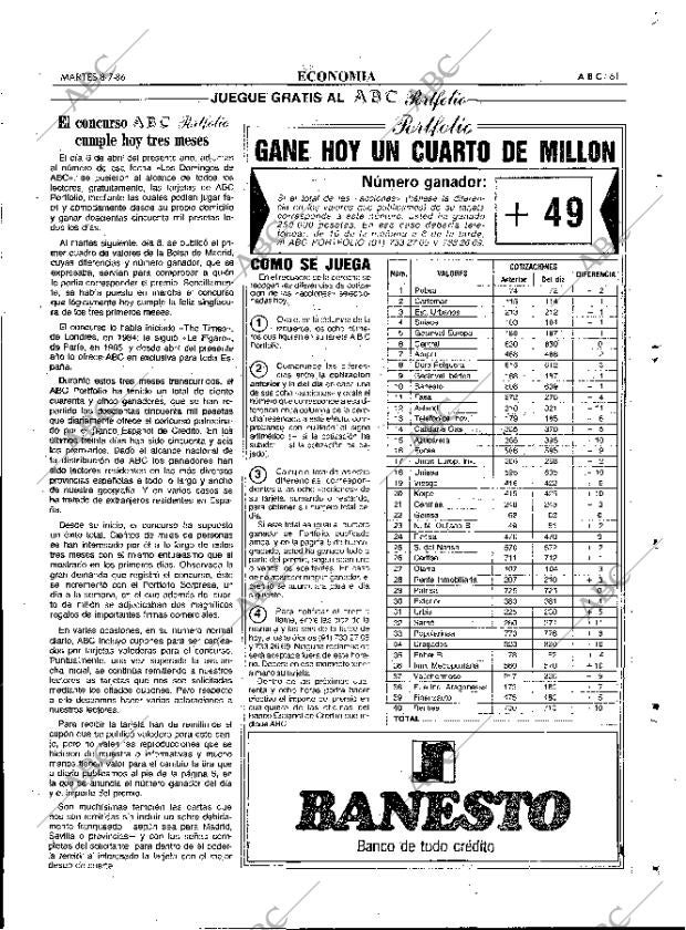 ABC MADRID 08-07-1986 página 61