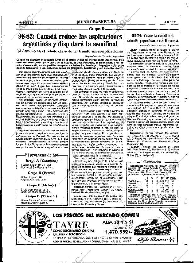 ABC MADRID 08-07-1986 página 71