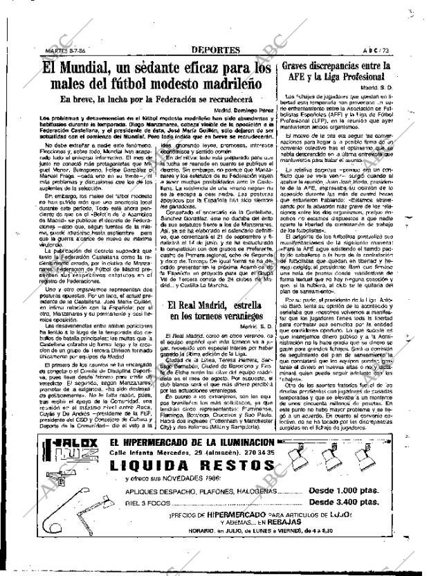 ABC MADRID 08-07-1986 página 73