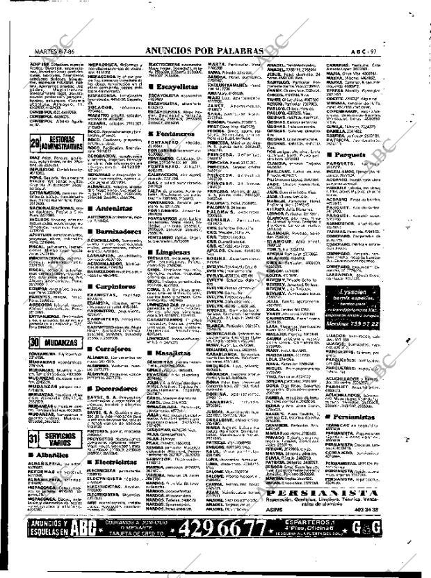 ABC MADRID 08-07-1986 página 97