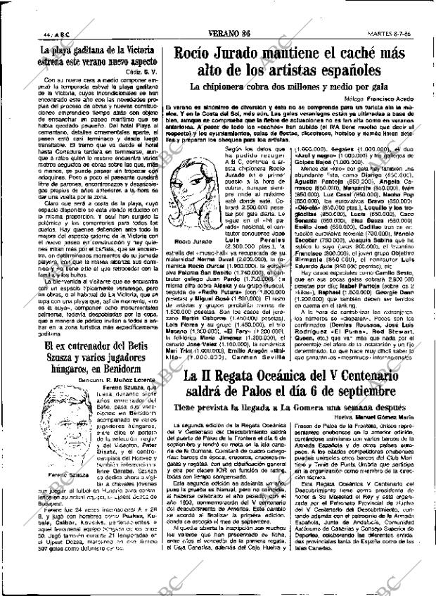 ABC SEVILLA 08-07-1986 página 44