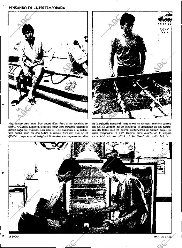 ABC SEVILLA 08-07-1986 página 74