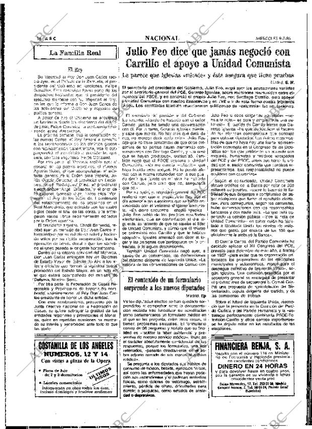 ABC MADRID 09-07-1986 página 16
