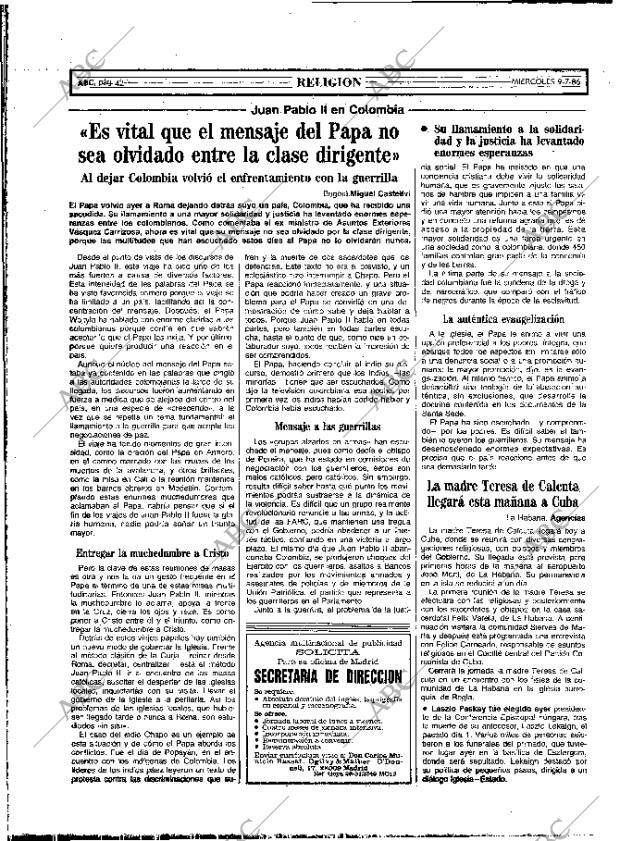 ABC MADRID 09-07-1986 página 42