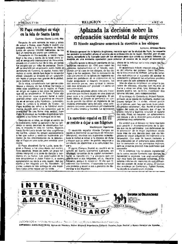 ABC MADRID 09-07-1986 página 43